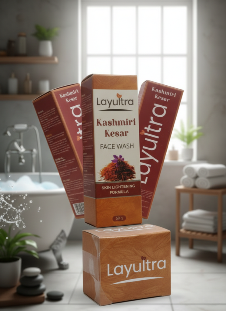 kashmiri kesar face wash 4 photoroom
