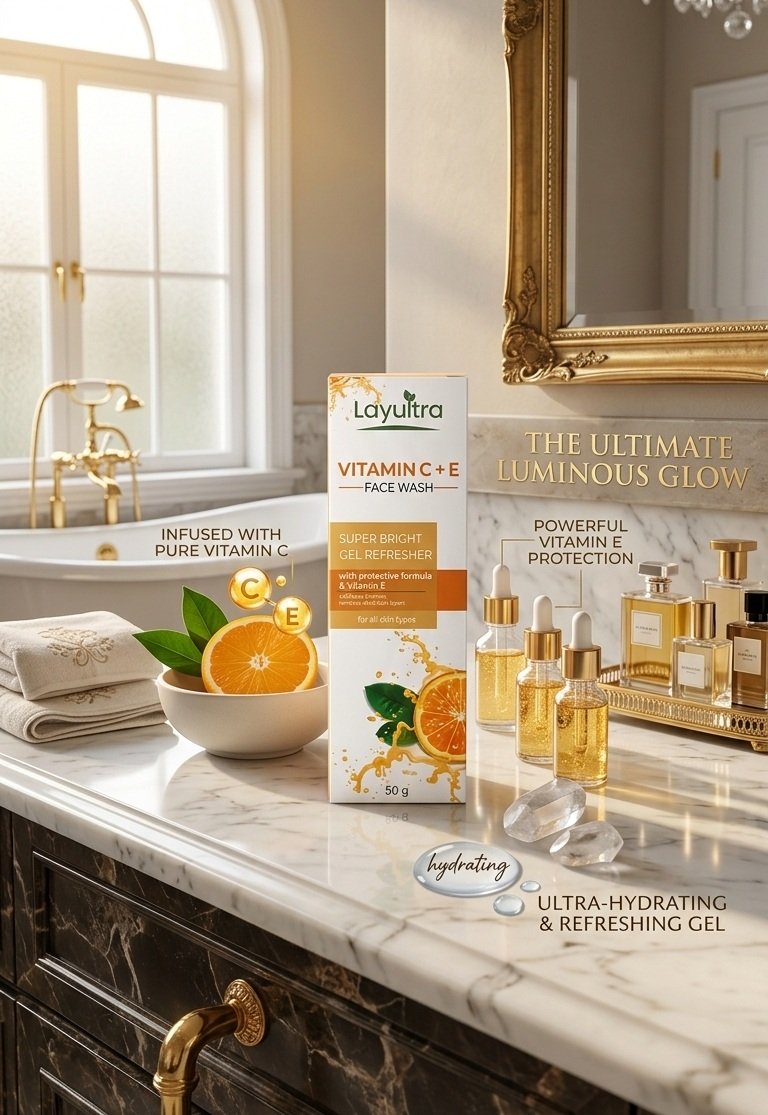 layultra vitamin c+e face wash citrus infused face wash skin brightening cleanser glow boosting face wash brightening face wash layultra vitamin c+e face wash citrus infused face wash skin brightening cleanser glow boosting face wash brightening face wash