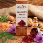 layultra kashmiri kesar face wash for skin lightening and clear skin